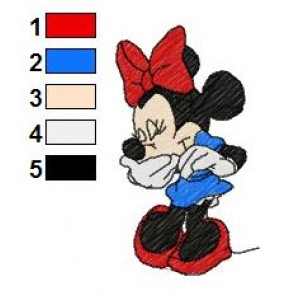 Minnie Mouse Embroidery 6